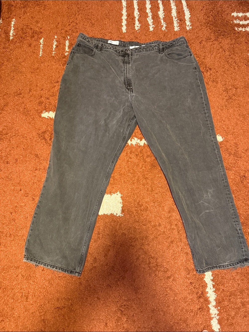 Women's Boyfriend Jeans in Washed Charcoal Gray